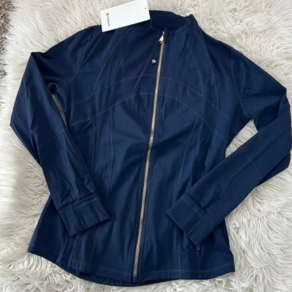 Lululemon Define Jacket Navy Blue Full Zip Women Size 4 - Picture 1 of 3